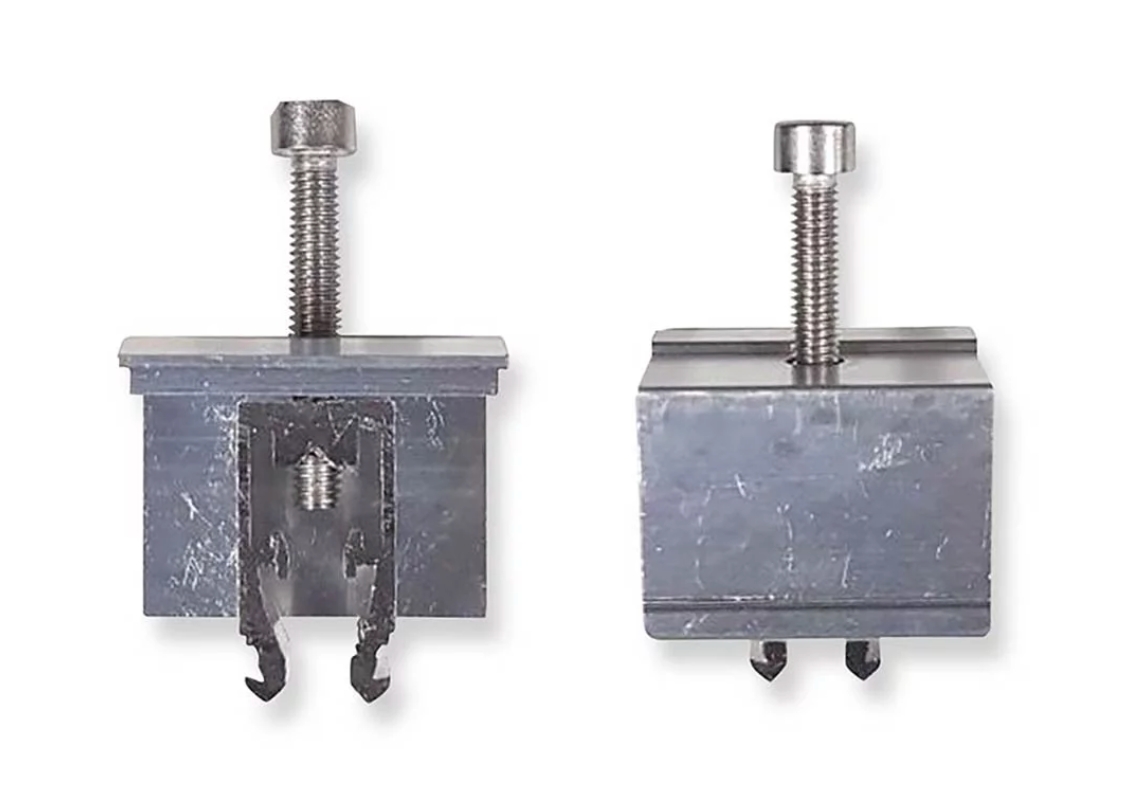 ALU Modulhalter-Endklemme 30 - 40 mm Befestigung