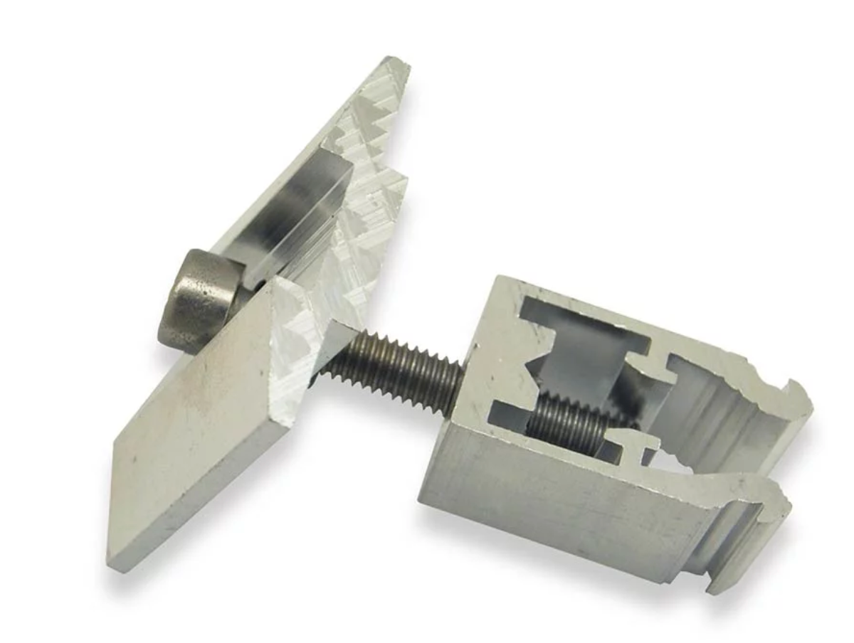 ALU Modulhalter-Mittelklemme 30 - 40 mm Befestigung