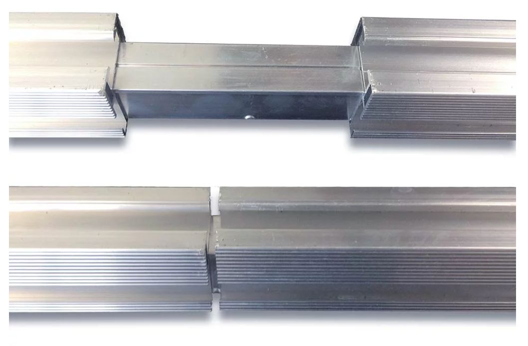 Alu Innenverbinder für Profilschiene 4/35 PV Solar Befestigung